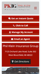 Mobile Screenshot of philkleininsurance.com